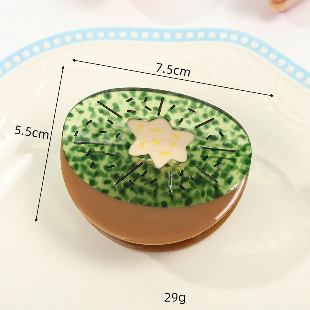 Beau - Fruit-Shaped Contrasting-Center Claw Clip
