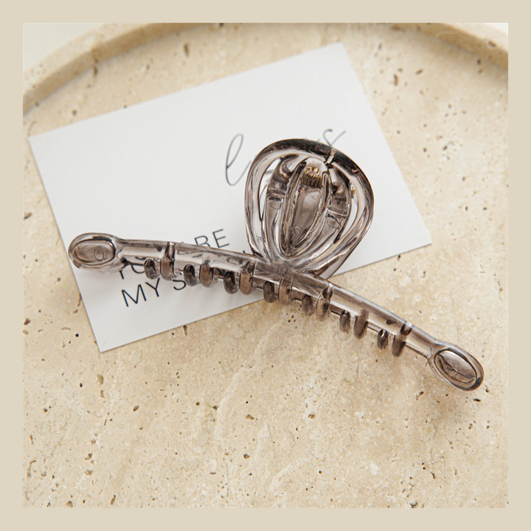 Beau - Elongated Curved-Bar Open-Loop Claw Clip