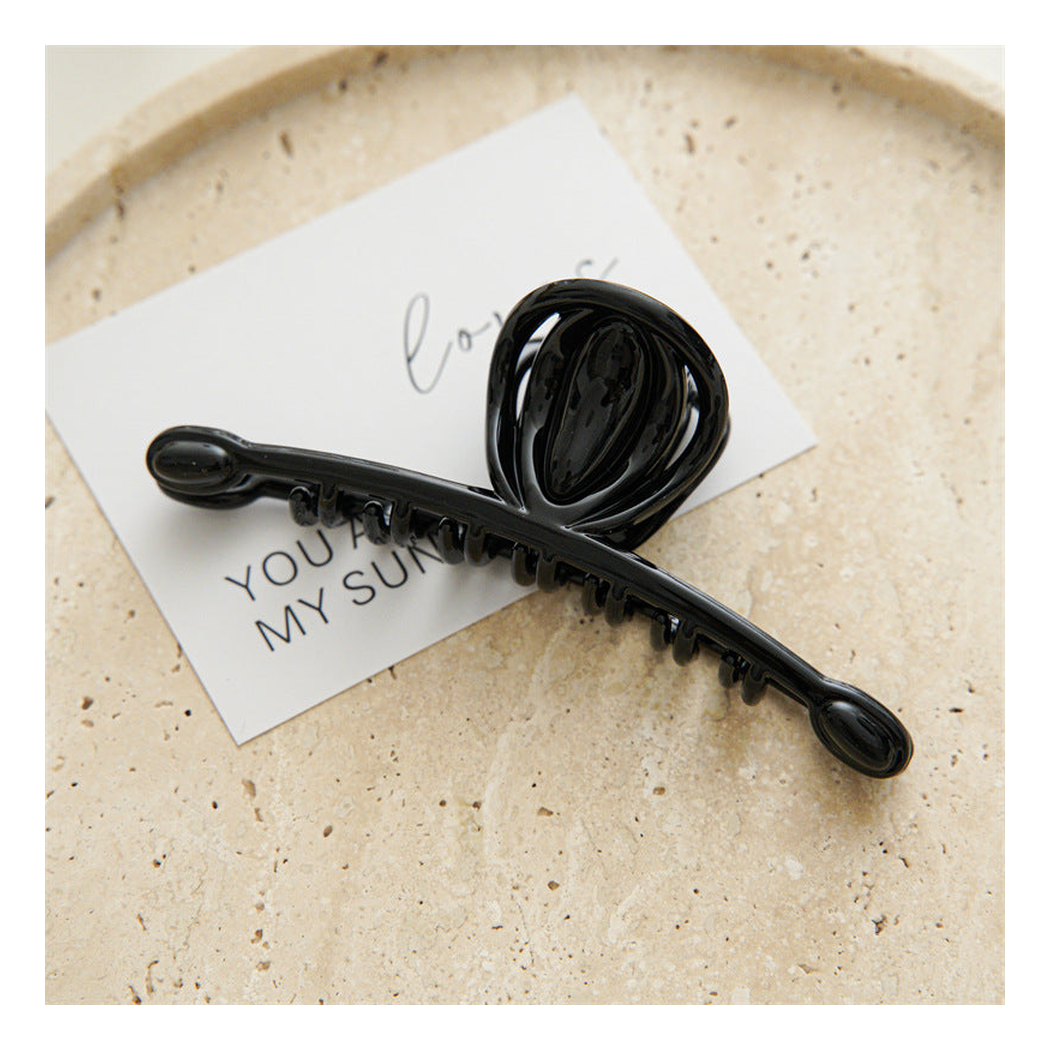 Beau - Elongated Curved-Bar Open-Loop Claw Clip