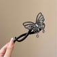 轻奢水钻蝴蝶扭扭夹女闪耀盘发公主头发夹高级感外出百搭简约发卡