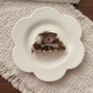 Beau - Mottled Pattern Compact Fan Silhouette Hair Claw