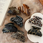 Beau - Leopard Print Marbled Pattern Hair Claw