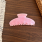 Beau - Marbled Pattern Curved Silhouette Hair Claw