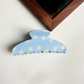 Beau - Stripe Pattern Star Motif Hair Claw