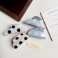 Beau - Polka Dot Pattern Rounded Silhouette Hair Claw