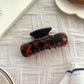 Beau - Mottled Pattern Elongated Rectangular Hair Claw