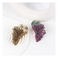 Gold and purple grape-cluster sparkle accent claw clips