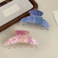 Beau - Marbled Crescent Hair Claw