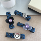 Beau - Textured Mixed-Motif Hair Clip