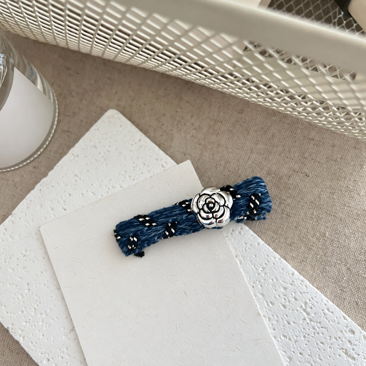 Beau - Textured Mixed-Motif Hair Clip