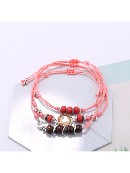 Lovra - Bohemian Beaded Layered Strand Bracelet