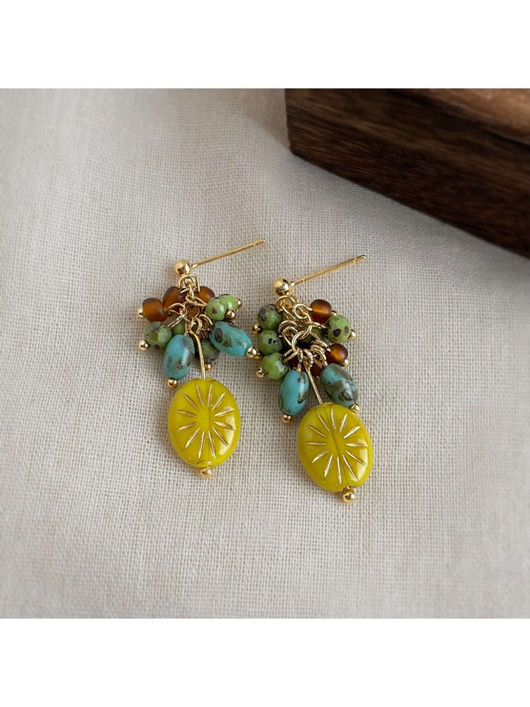 Earedge - Spring Summer Colorful Dangling Earrings