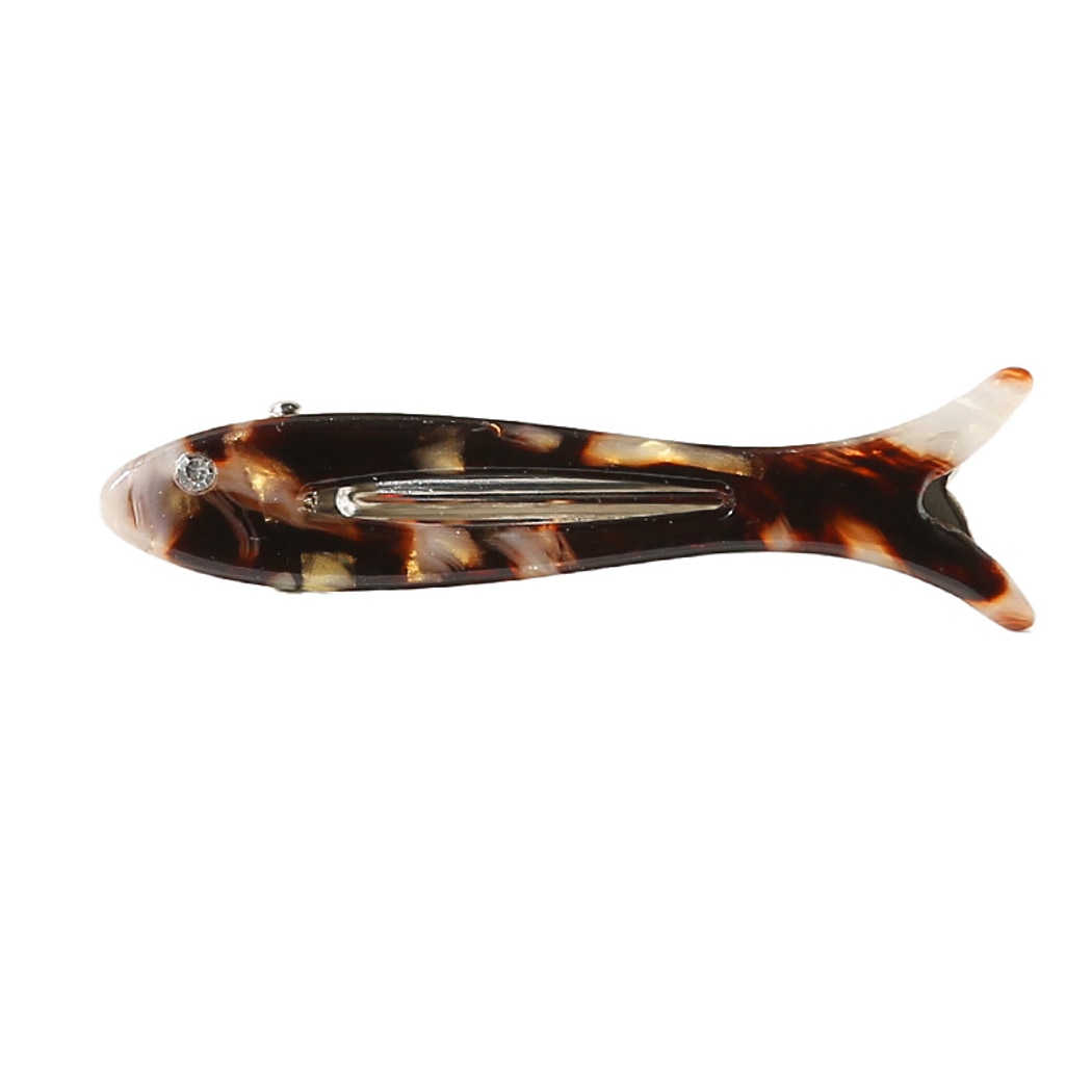 Beau - Fish Shape Acetate Side Barrette