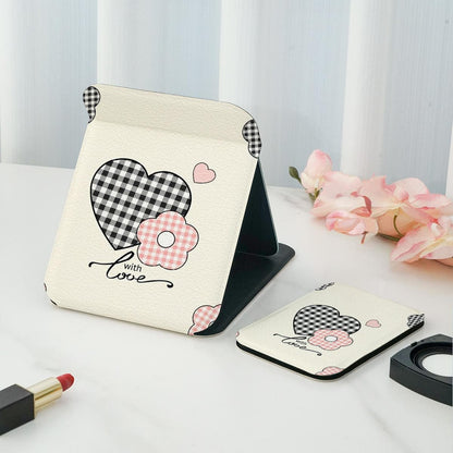 Mirroray - Heart and Fruit Print Portable Vanity Mirror