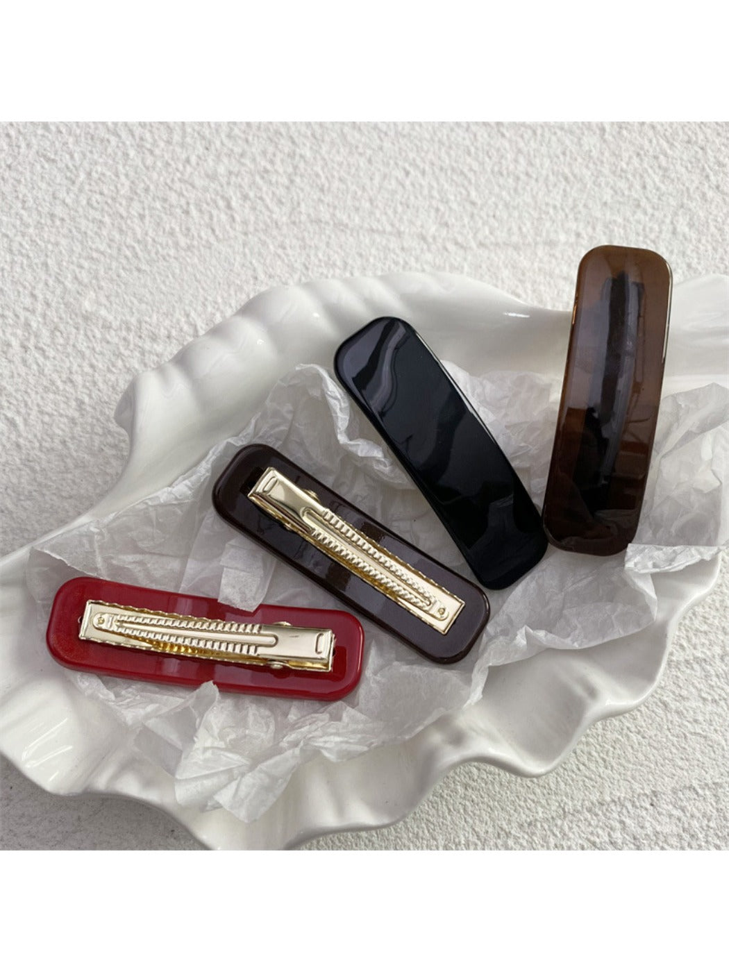 Beau - Solid Color Square Hair Clip