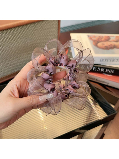 Gifty - Sheer Organza Elastic Ponytail Scrunchie