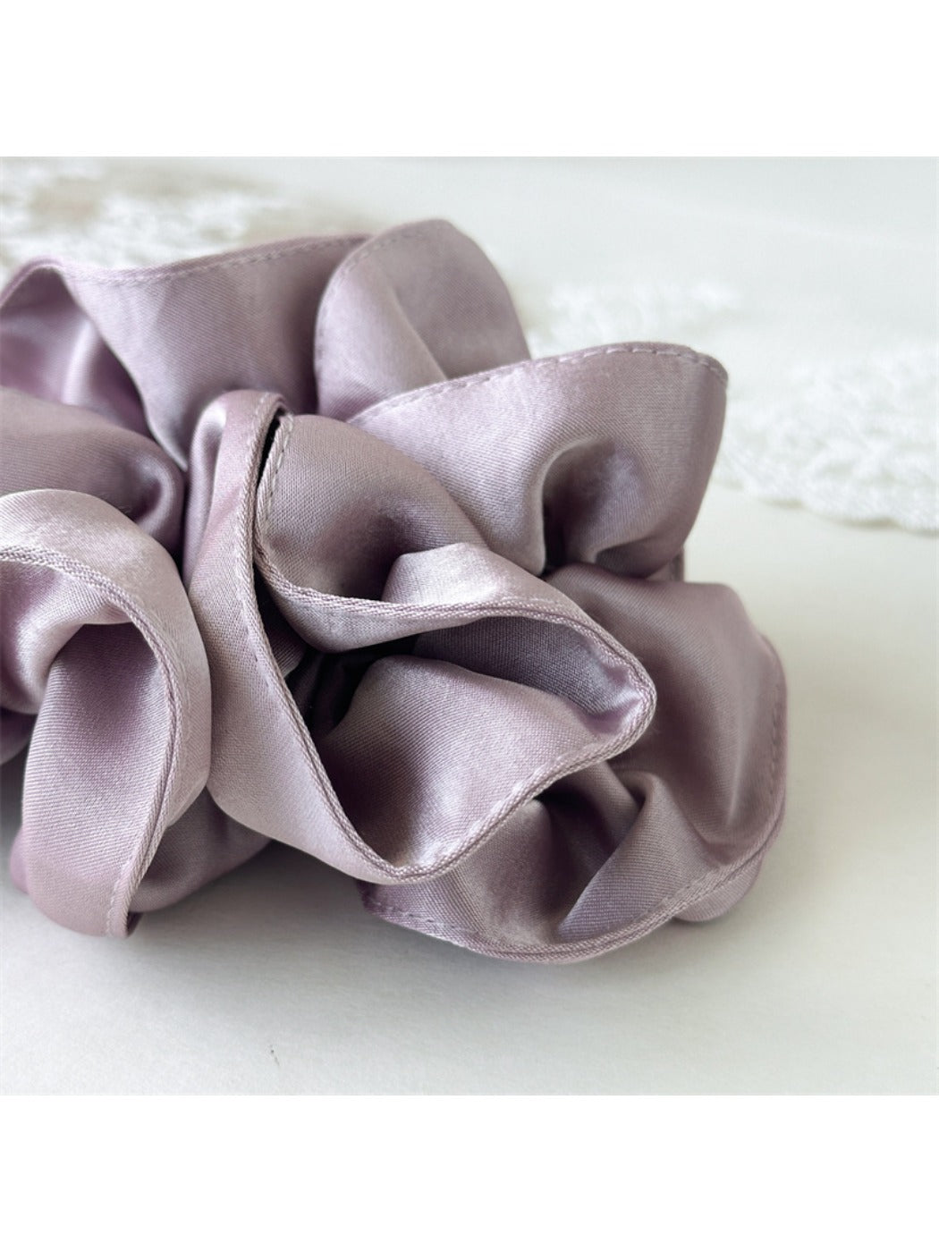 Gifty - Satin Crinkle Scrunchie Hair Tie