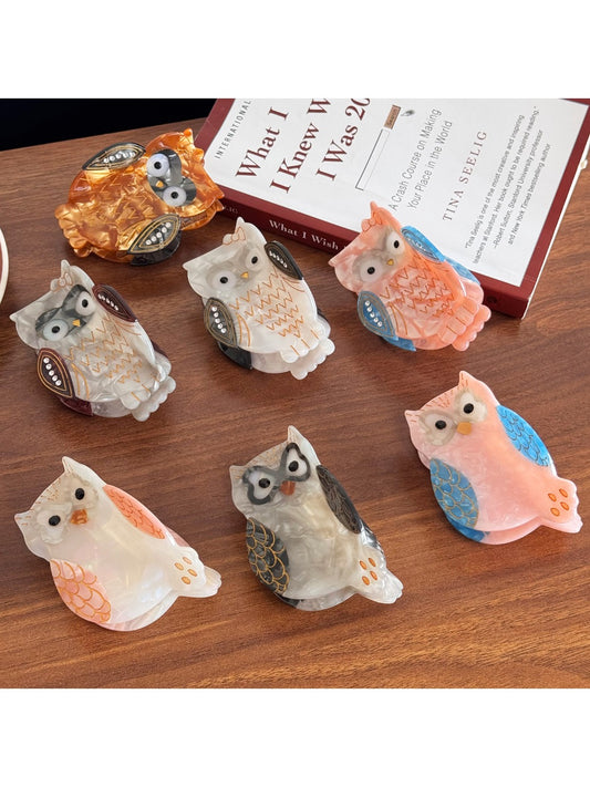 Beau - Creative Owl Hair Claw Clip Cute Cartoon