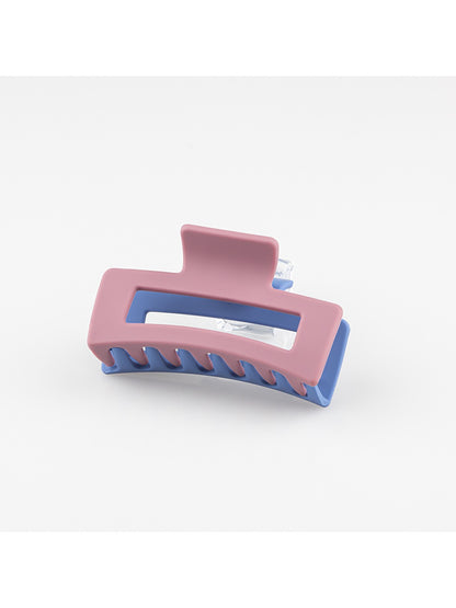 Beau - Two Tone Square Openwork Claw Clip