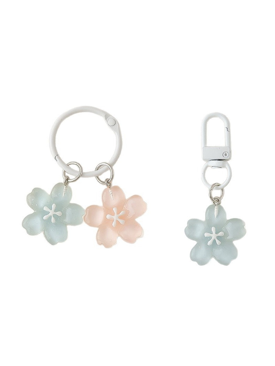 Keypus - Cherry Blossom-Shaped Pendant Keychain