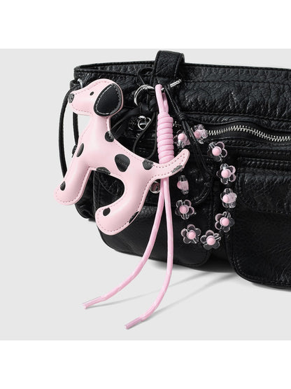 Keypus - Y2K Style Mixed Material Bag Pendant Keychain