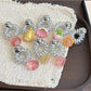 Gifty - Clear Fruit Charm Spiral Hair Tie
