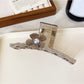 Beau - Sweet Floral Wave Shape Hair Styling Claw Clip