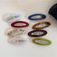 Beau - Vintage Openwork Oval Shaped Hair Clip