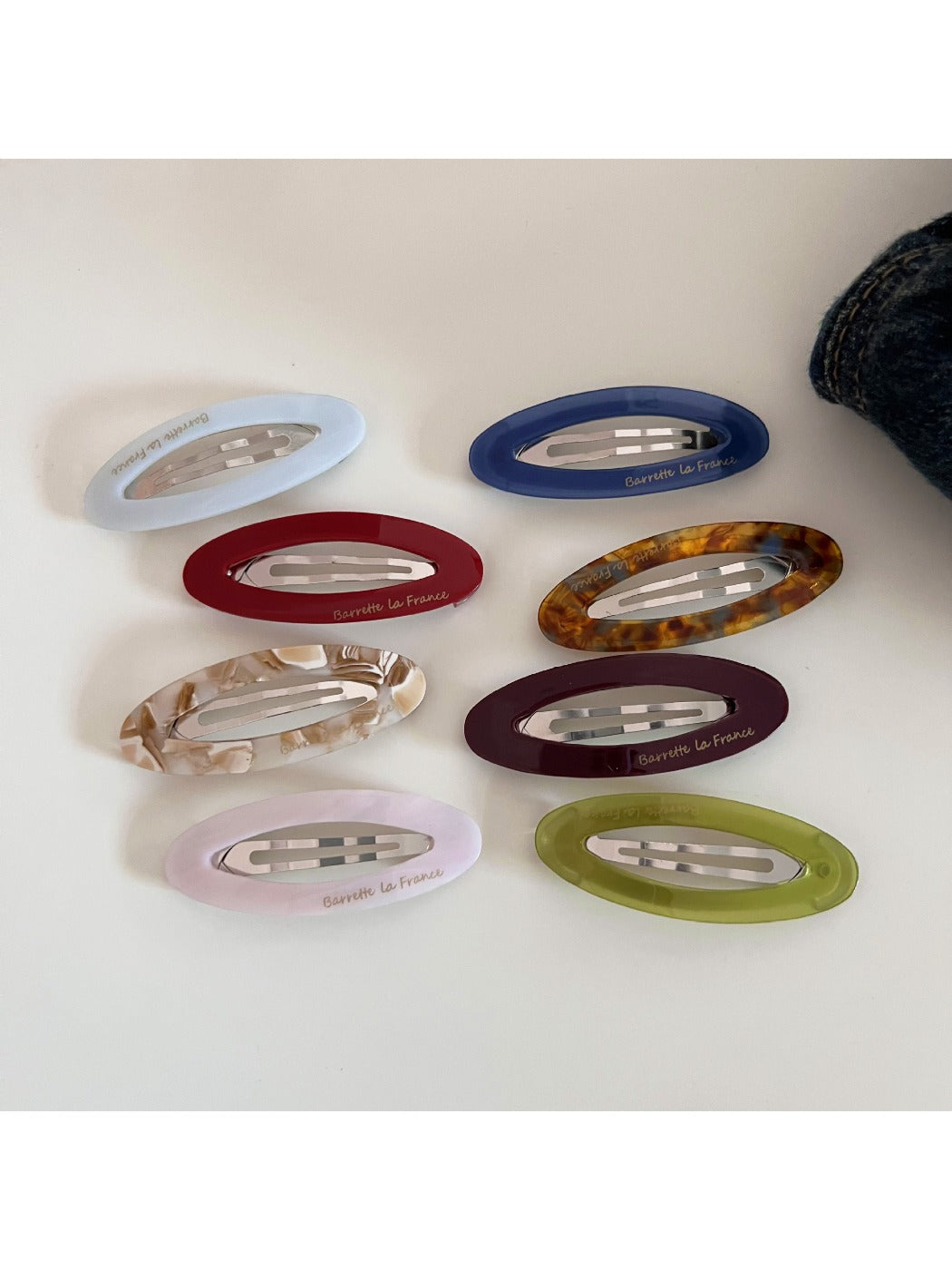 Beau - Vintage Openwork Oval Shaped Hair Clip
