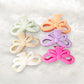 Beau - Matte Bow Design Plastic Alloy Claw Clip