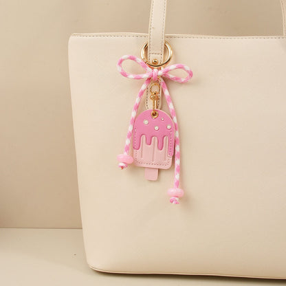 Keypus - Cute Ice Cream Shaped Bag Charm Keychain