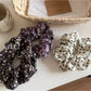 Gifty - Retro Floral Polka Dot Scrunchie