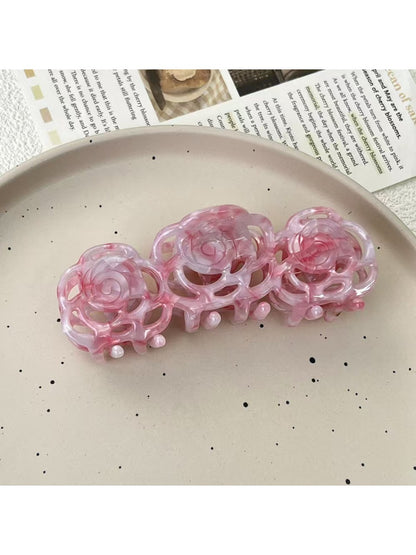 Beau - Elegant Camellia Shaped Hair Claw Clip