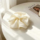 Beau - Ruched Cloud Polyester Banana Hair Clip