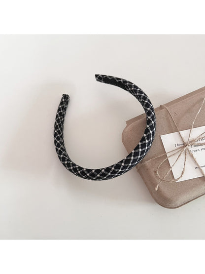 Gifty - Retro Elegant Plaid Hair Hoop