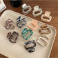 Beau - Square-Shaped Openwork Hair Clip