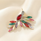 Brovia - Creative Alloy Hummingbird Rhinestone Brooch