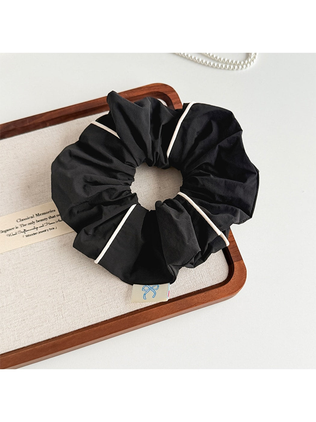 Gifty - High Elasticity Plain Polyester Scrunchie