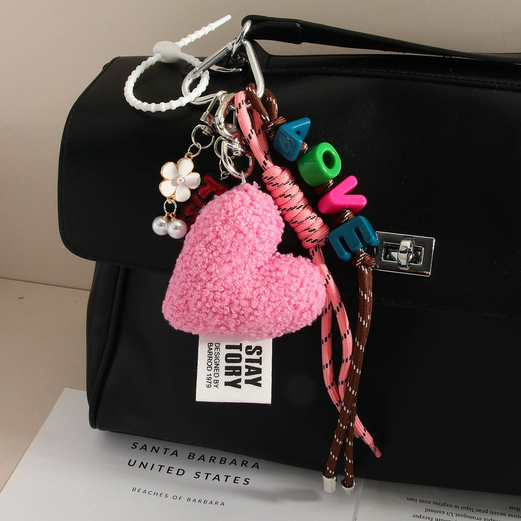 Keypus - Heart Shape Bag Hanging Charm Keychain