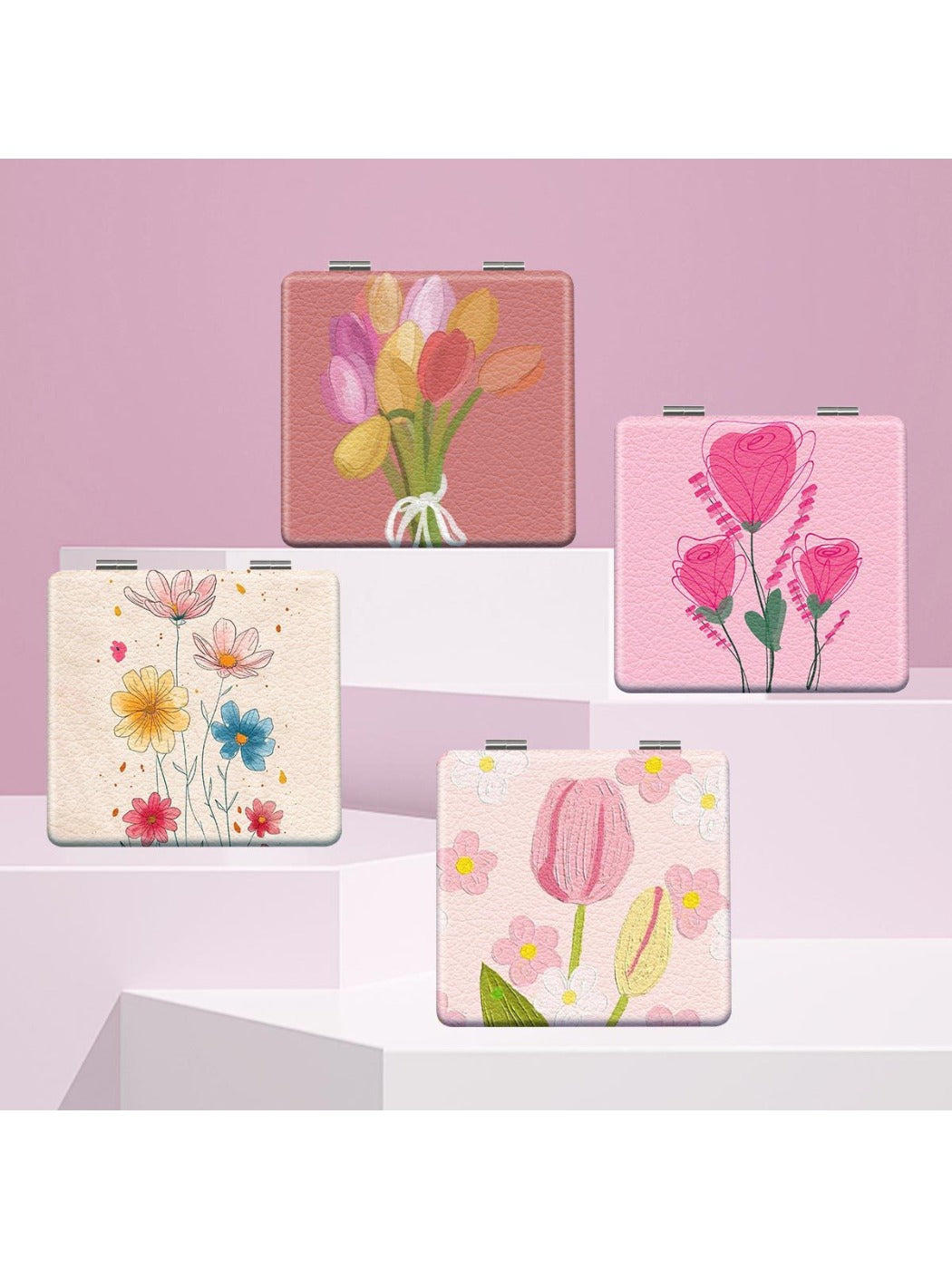 Mirroray - Portable Cartoon Makeup Mirror