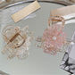 Beau - Beaded Floral Geometric Plastic Claw Clip
