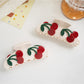 Beau - Cherry Print Hair Claw Clip