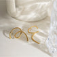 Earedge - Wrapped Organic Line Earrings