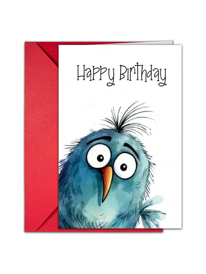 Carduria - Watercolor Animal Birthday Card