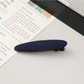 Beau - Solid Color Polyester Oval Hair Clip
