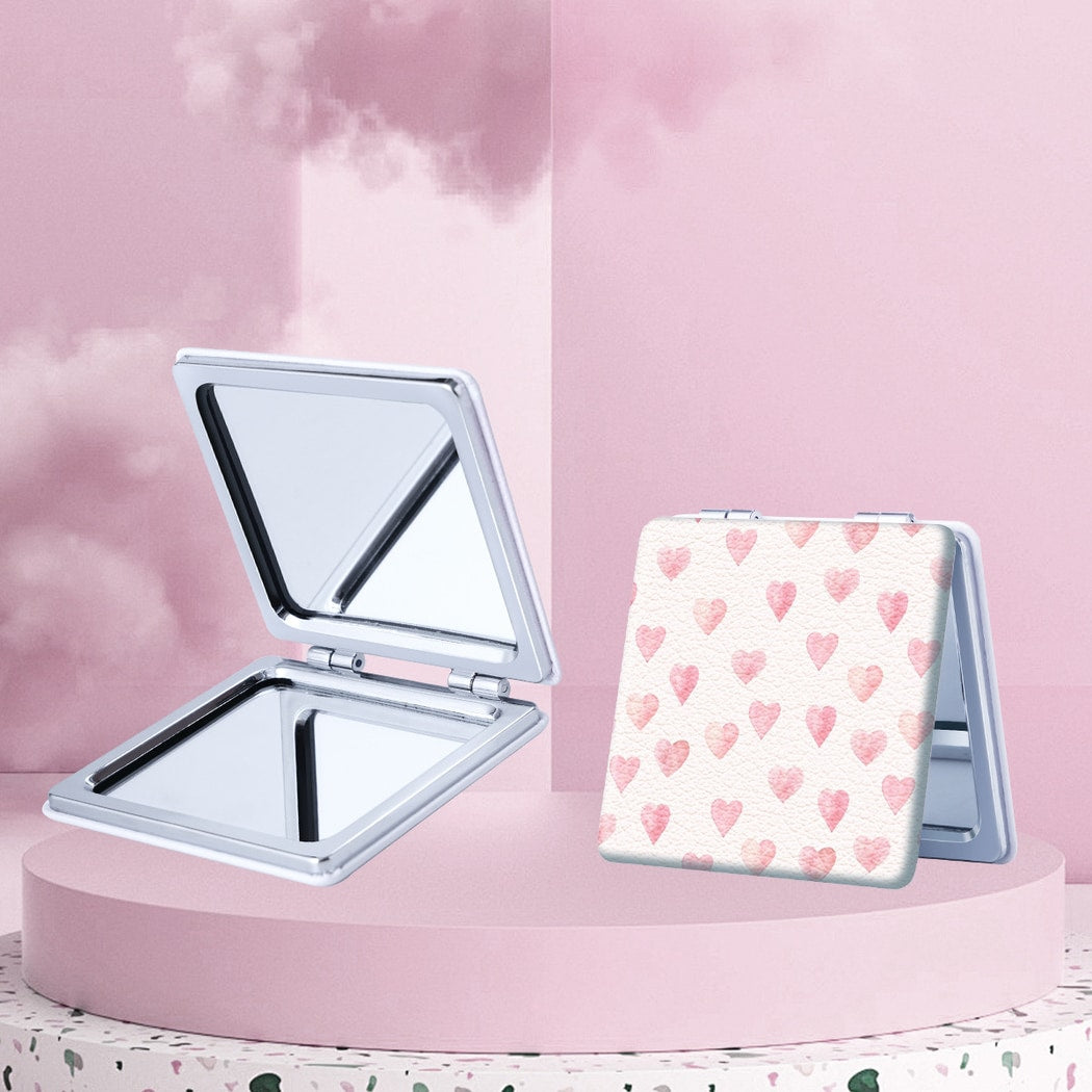 Mirroray - Foldable Fruit and Heart Print Pocket Mirror