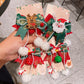 Beau - Christmas Style Bow Bell Design Hair Clip