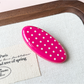 Beau - Polka Dot Candy Color Acetate Duckbill Hair Clip