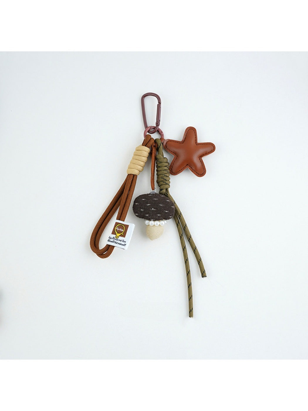 Keypus - Lucky Star Faux Leather Keychain