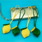 Keypus - Decorative Lemon Bag Charm with Strap Keychain